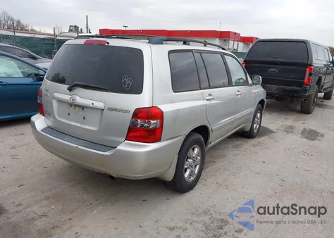 2004 Toyota Highlander V6 z USA, uszkodzony, nr VIN JTEEP21A540034926